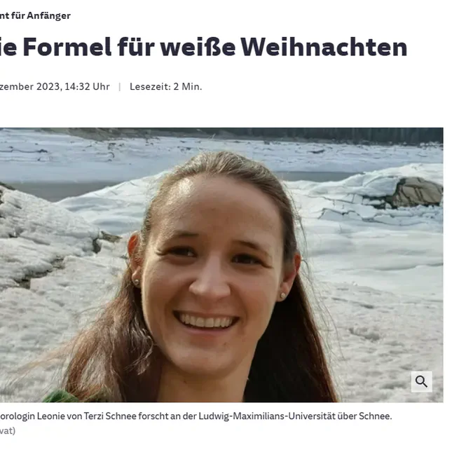 Die Formel für weiße Weihnachten